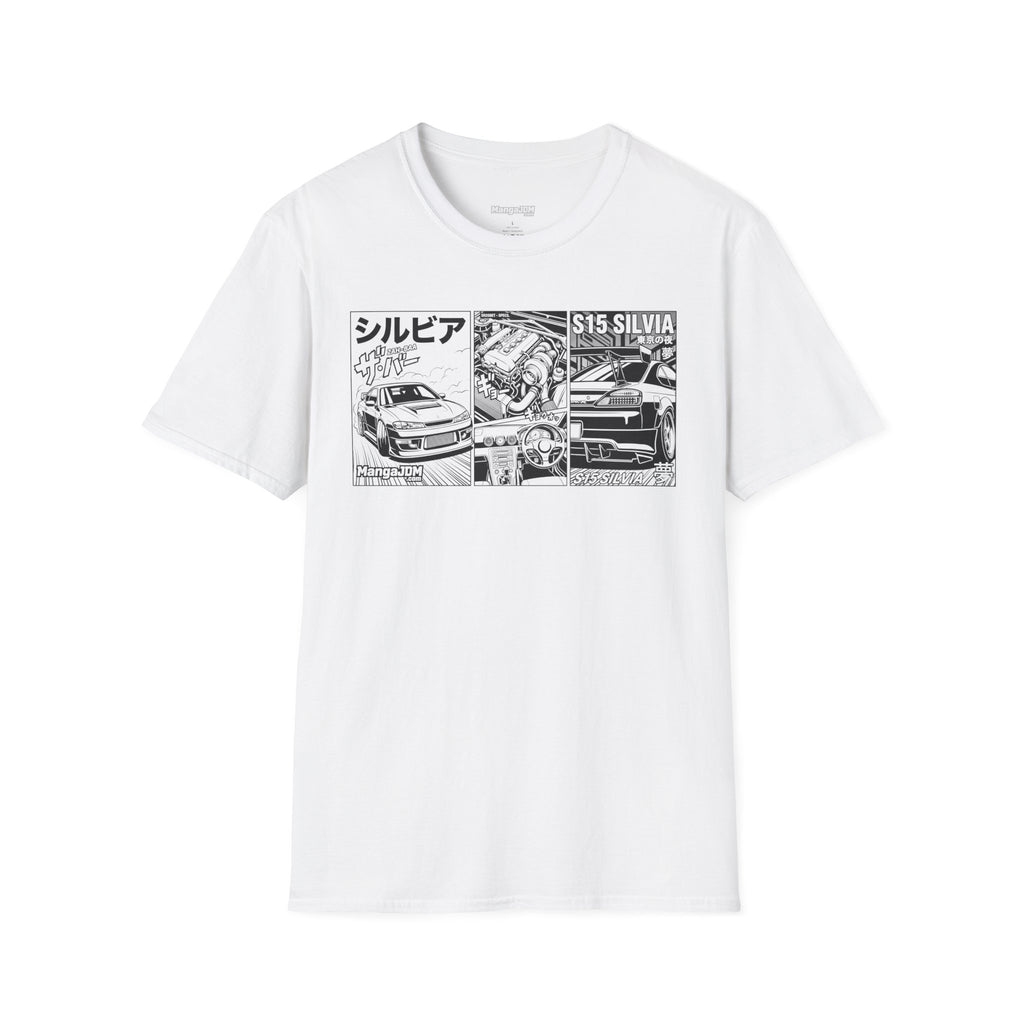 S14/S15 Silvia (240SX) + SR20DET double sided T-shirt