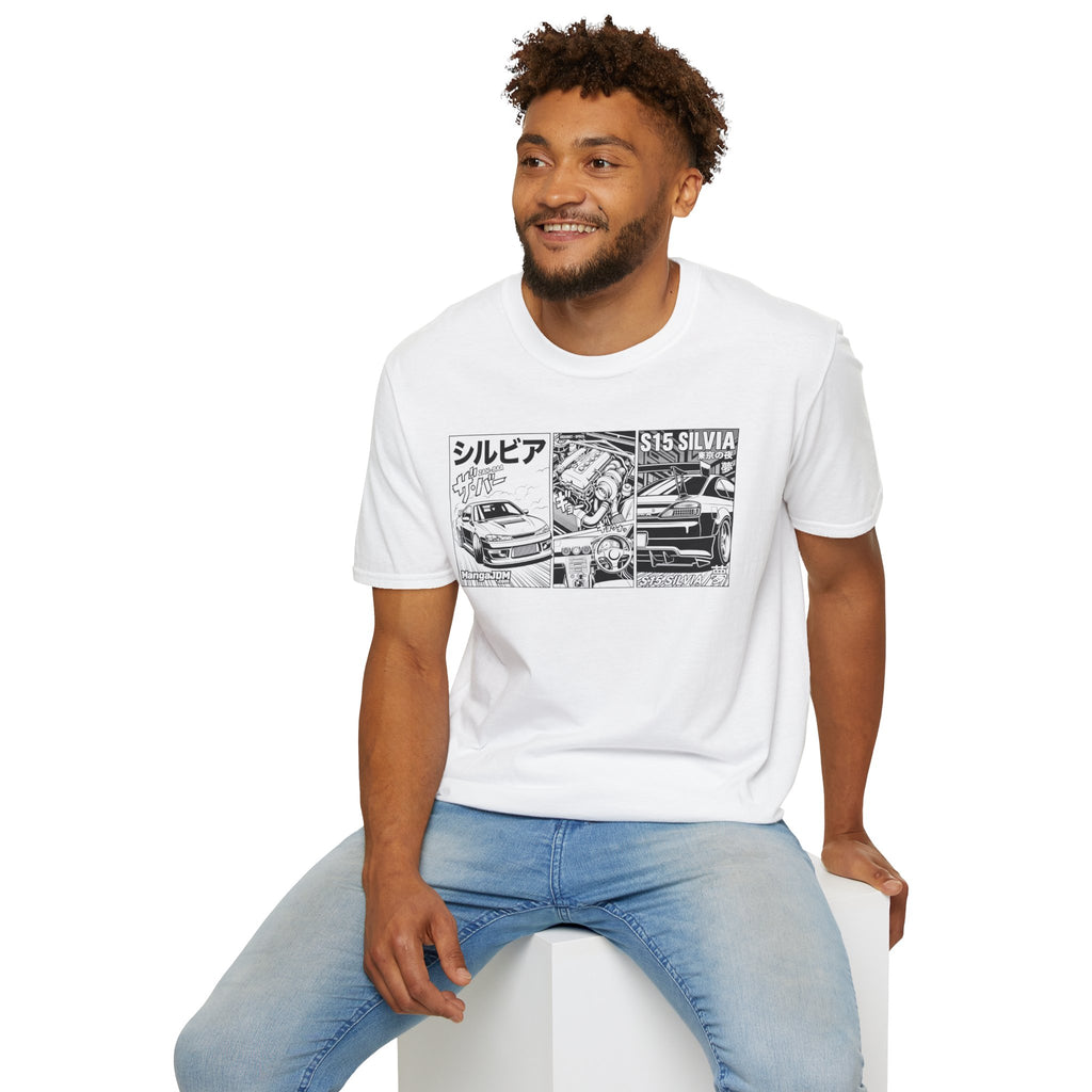 S14/S15 Silvia (240SX) + SR20DET double sided T-shirt