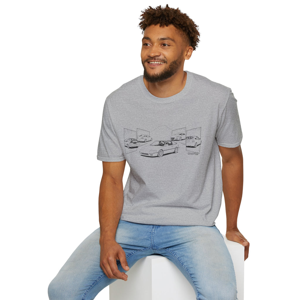 90's CRX, CRZ, Integra, and Si Hot Hatches T-Shirt