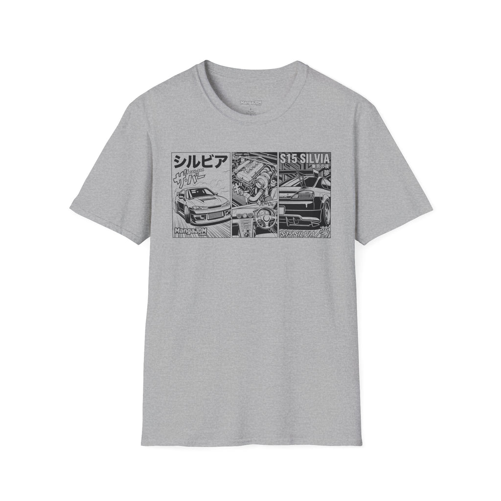 S14/S15 Silvia (240SX) + SR20DET double sided T-shirt