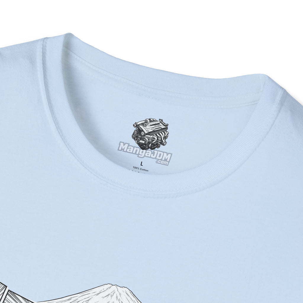 BNR34 GT-R T-shirt with RB26DETT backside