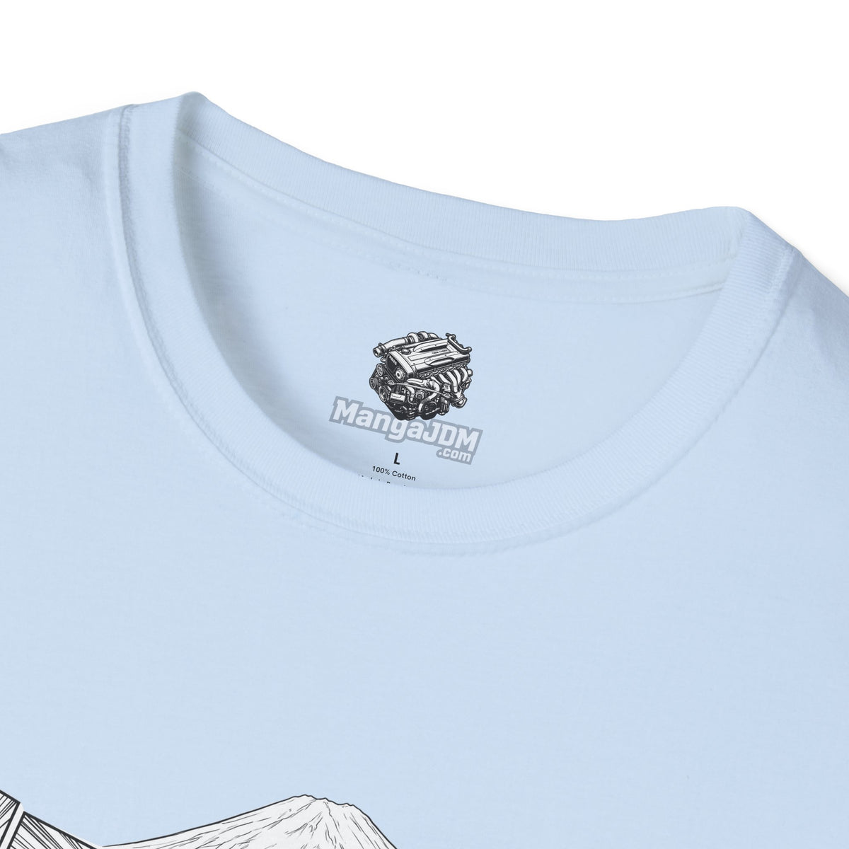 BNR34 GT-R T-shirt with RB26DETT backside