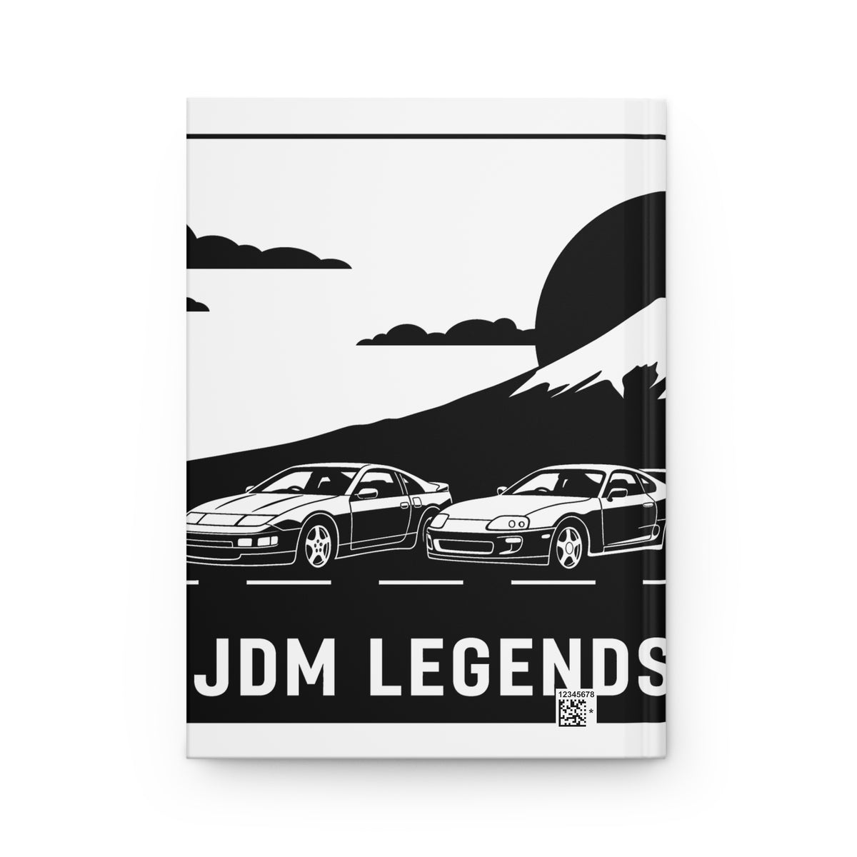 JDM Legends Hardcover Journal — 1990s Japanese Sports Cars Lined Notebook