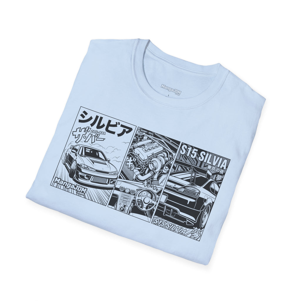 S14/S15 Silvia (240SX) + SR20DET double sided T-shirt