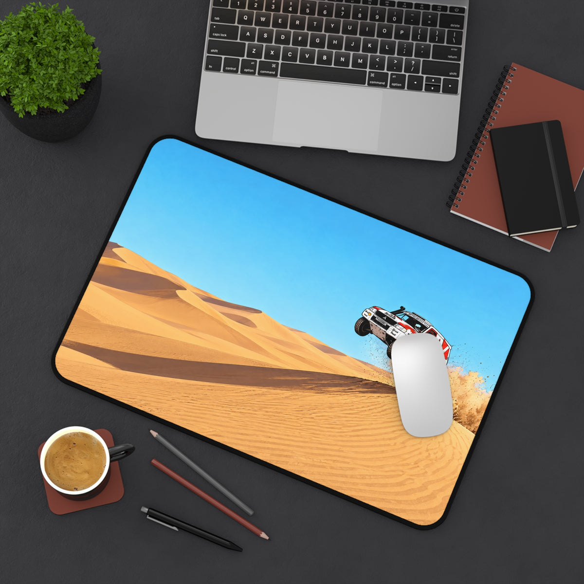 Dakar Rally Desk Mat — Off-Road Truck Gaming Mouse Pad