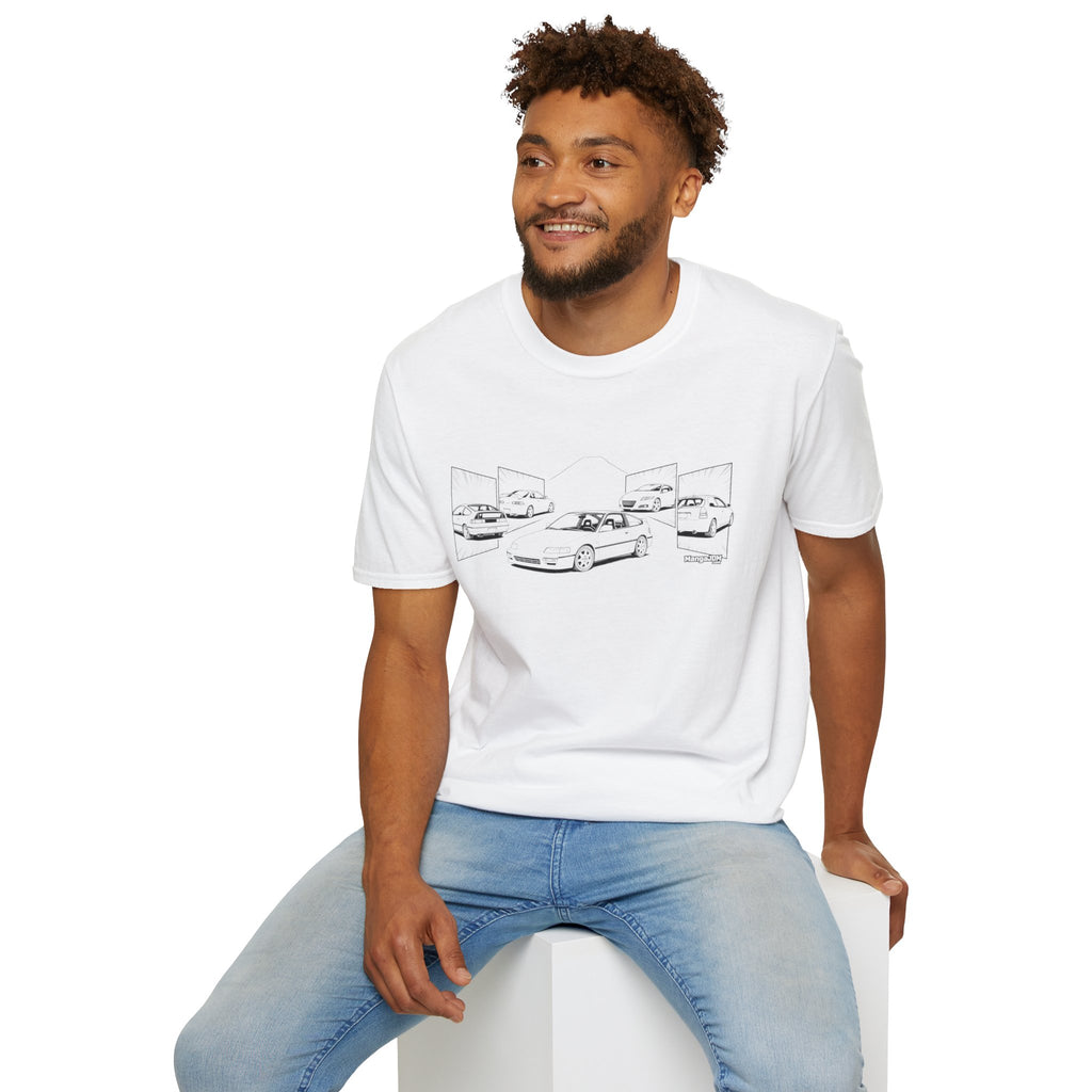 90's CRX, CRZ, Integra, and Si Hot Hatches T-Shirt
