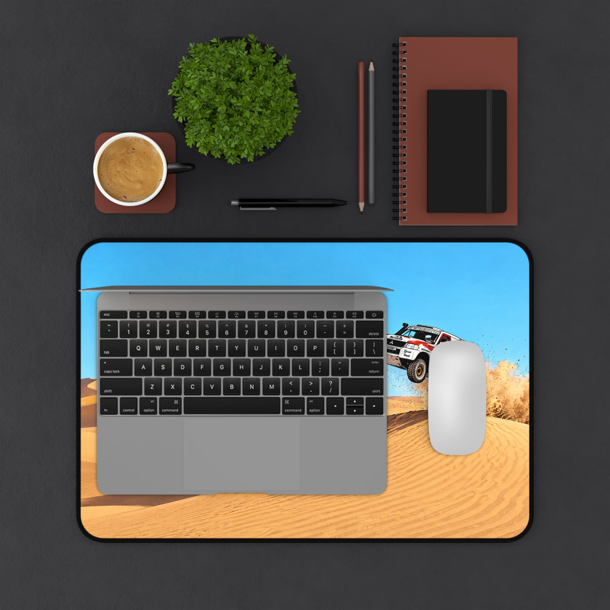 Dakar Rally Desk Mat — Off-Road Truck Gaming Mouse Pad