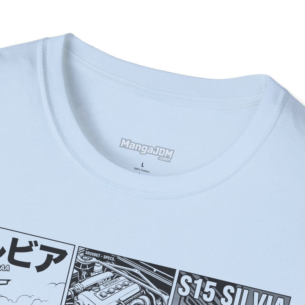 S14/S15 Silvia (240SX) + SR20DET double sided T-shirt