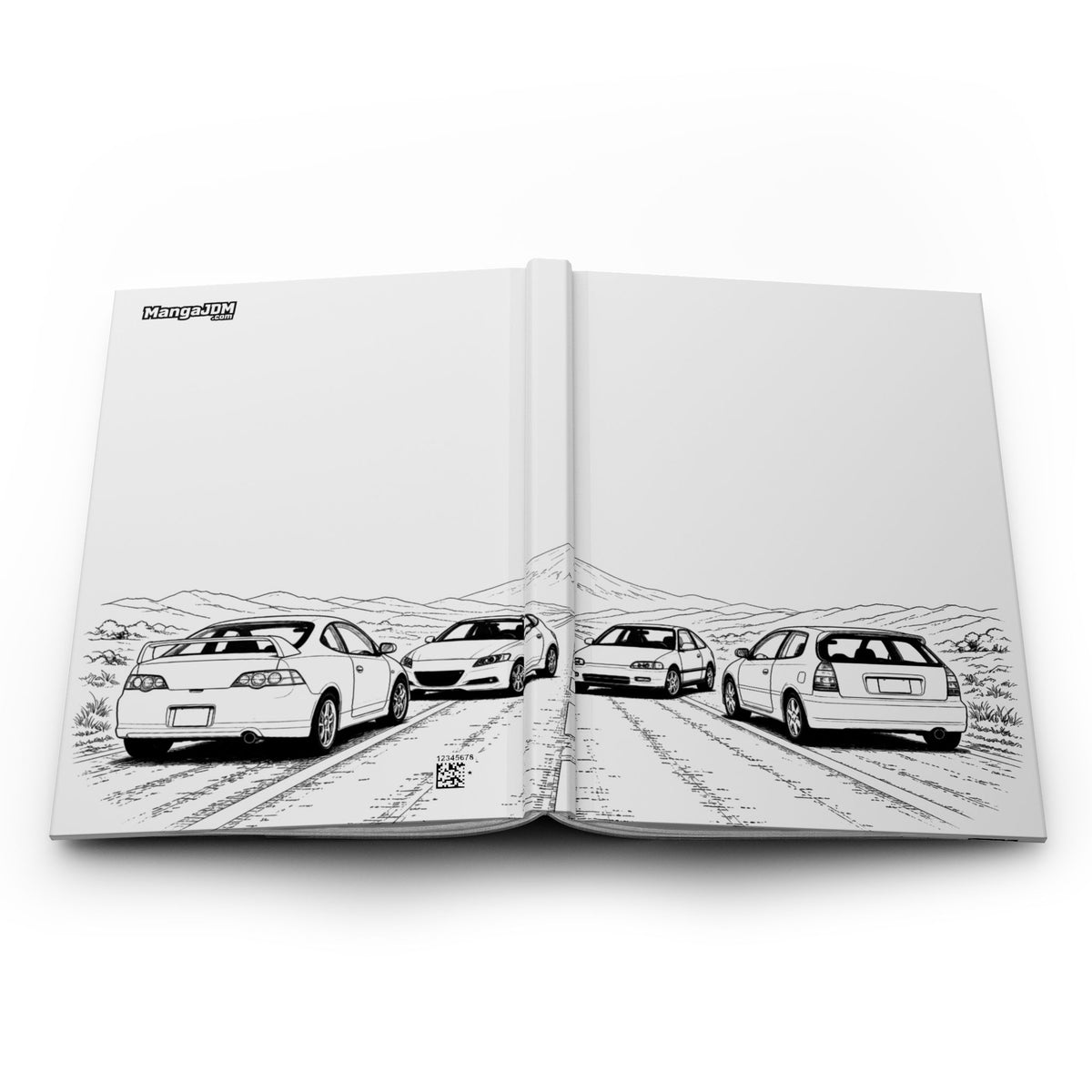 Hot Hatches Integra, CRX, CRZ, Civic Si - 90s Notebook