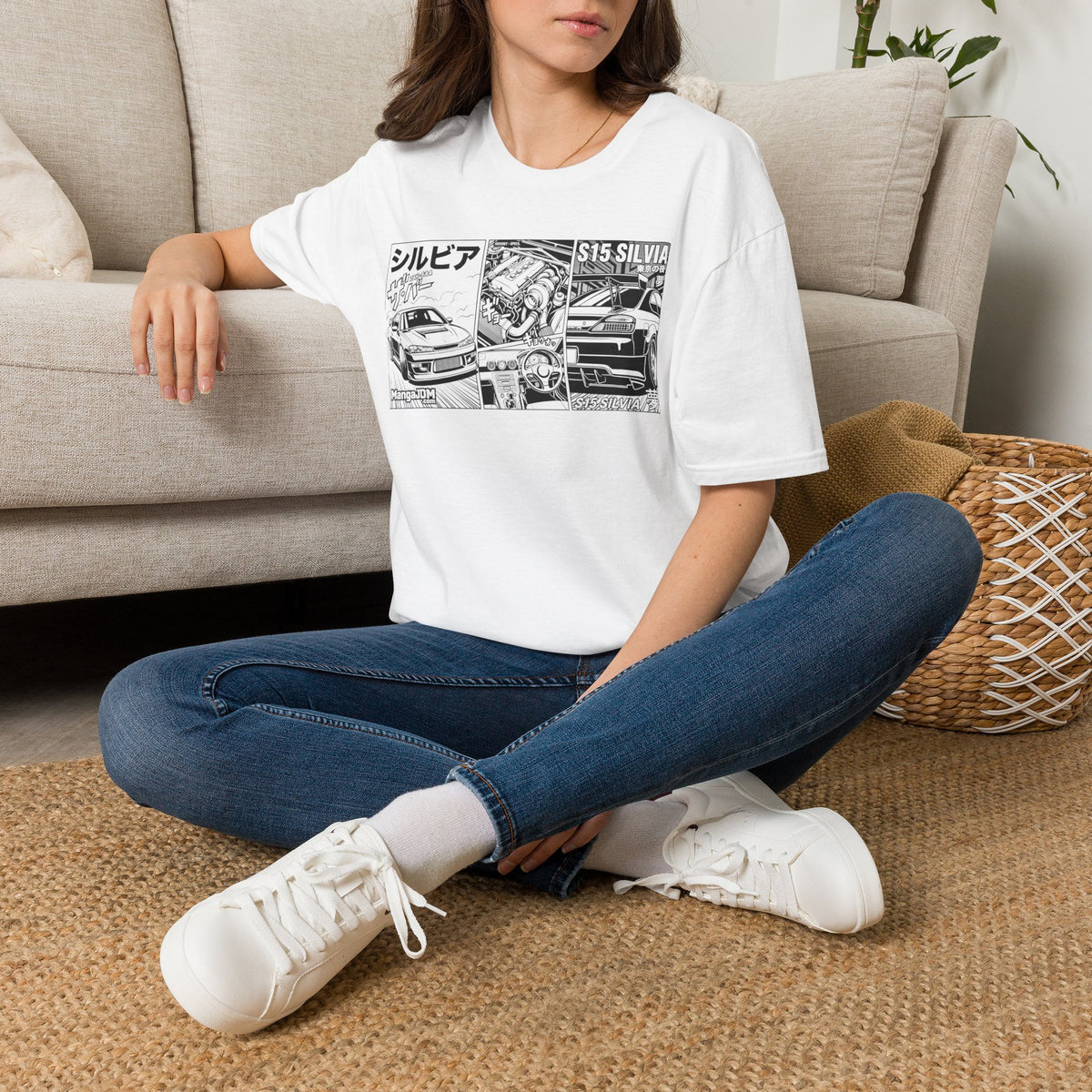 S14/S15 Silvia (240SX) + SR20DET double sided T-shirt