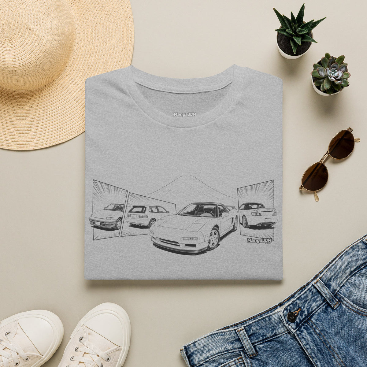 NSX, Civic, S2000, 90's Prelude JDM T-shirt