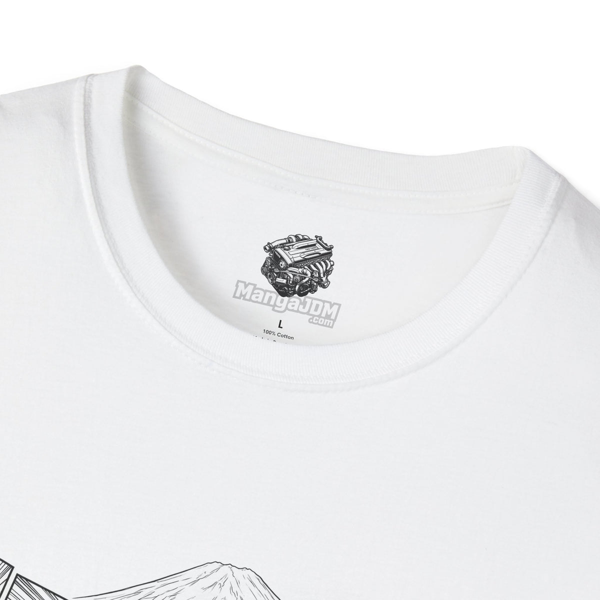 BNR34 GT-R T-shirt with RB26DETT backside