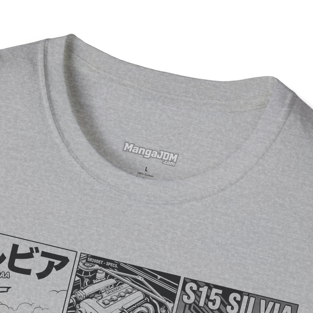 S14/S15 Silvia (240SX) + SR20DET double sided T-shirt