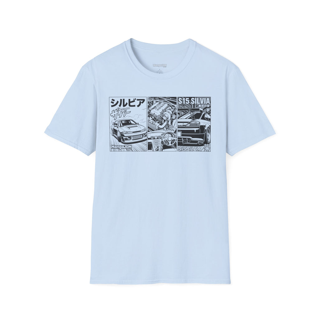 S14/S15 Silvia (240SX) + SR20DET double sided T-shirt