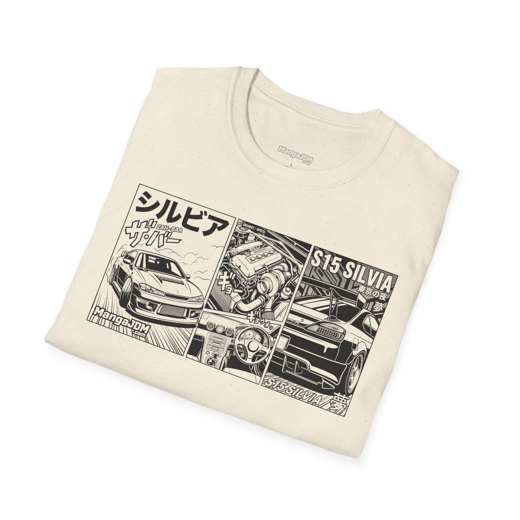 S14/S15 Silvia (240SX) + SR20DET double sided T-shirt