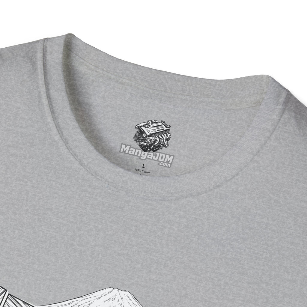 BNR34 GT-R T-shirt with RB26DETT backside