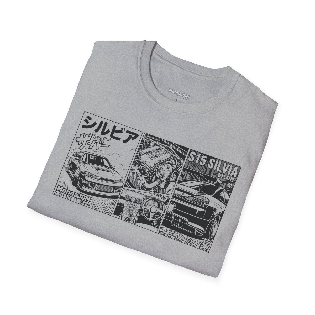 S14/S15 Silvia (240SX) + SR20DET double sided T-shirt